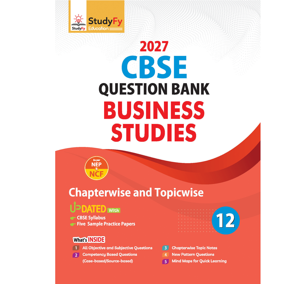 BS-12 Business Studies Question Bank for Exam 2025 - Class 12 - Image 1