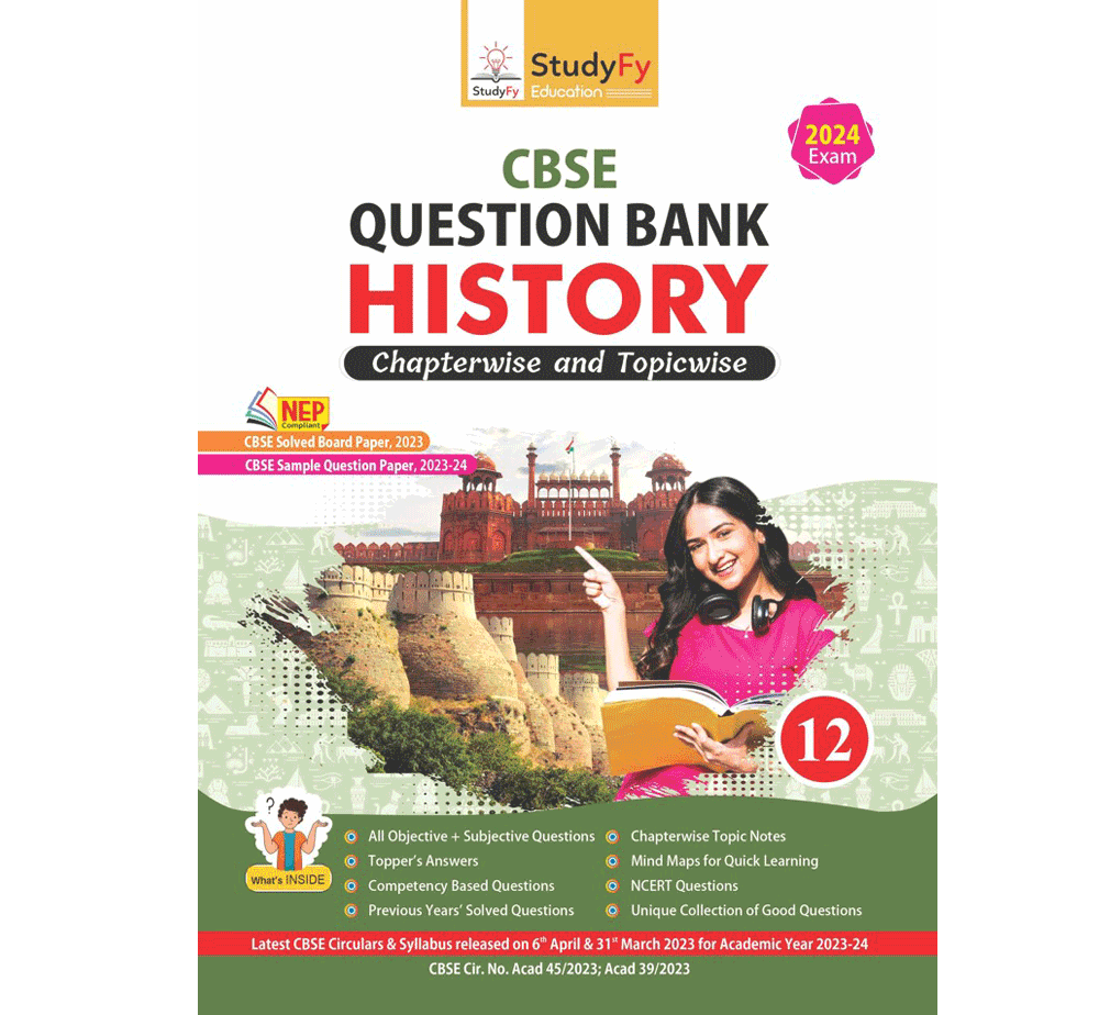 History Question Bank For Exam 2024 Class 12 Studyfy, 50 OFF